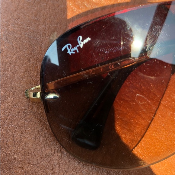 Genuine Ray Ban Rimless Aviators - Picture 2 of 5